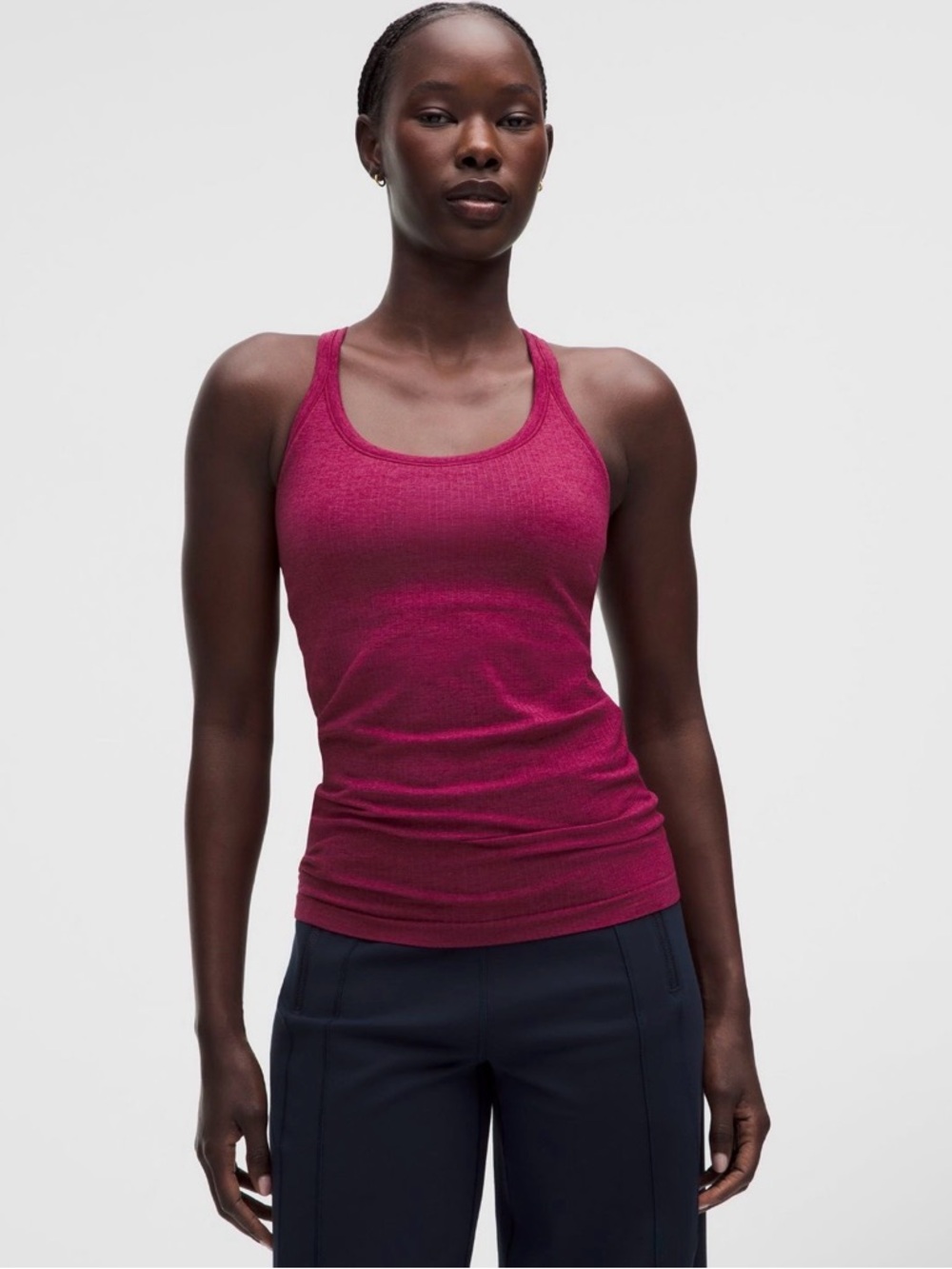 NWT Lululemon Ebb to Street Tank Top in Raspberry Rave size 6